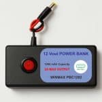 پاوربانک مودم و کارتخوان دستگاه پوز 1000mAh با ورودی TYPE - C خروجی 12 ولت